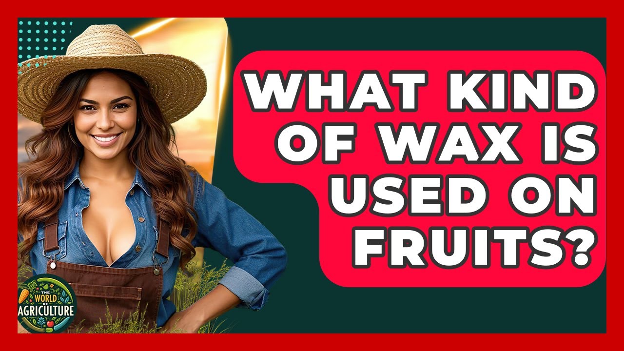 What Kind Of Wax Is Used On Fruits? - The World of Agriculture