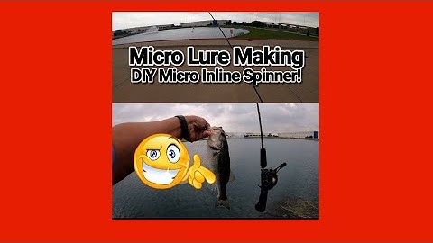 DIY Micro Inline Spinner for Bluegill and Bass Works! #fishing #ultralightfishing #bfsfishing