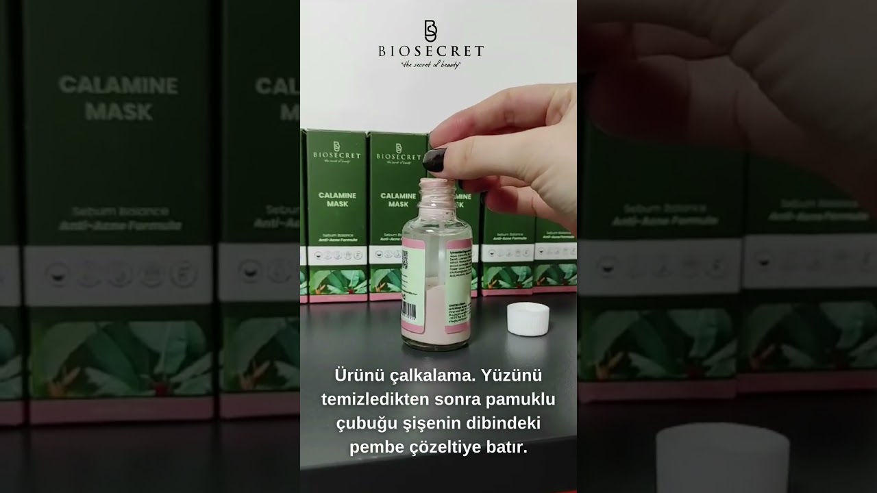 Biosecret Calamine Mask Bio25 Akne Karşıtı  Sivilce Karşıtı Serum Maske