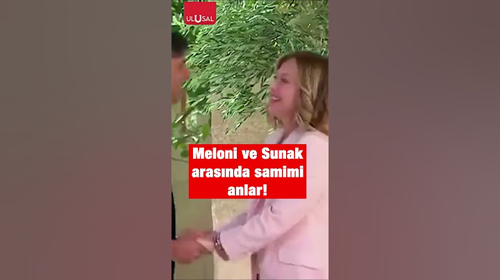 Giorgia Meloni ve Rishi Sunak arasında samimi anlar! #shorts #meloni #rishisunak #keşfet
