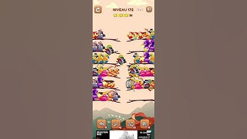 bird sort 2 color puzzle solution niveau 172 #games #gaming #puzzle #puzzlegame #androidgames