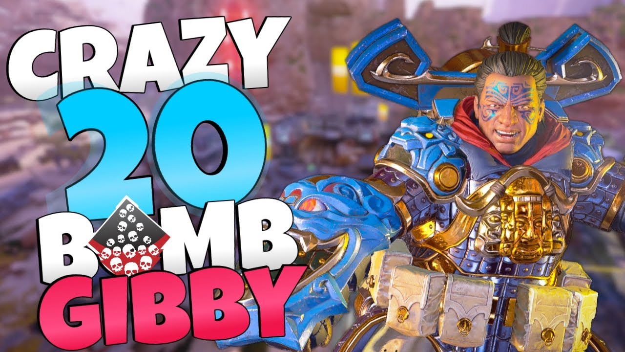 CRAZY 20 BOMB WITH GIBRALTAR! - Apex Legends