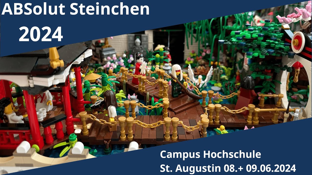 ABSolut Steinchen 2024 💥LEGO Ausstellung / Messe auf dem Campus 💥Wenn Bricks ein Studienfach wären 🤪
