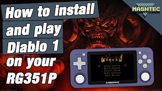 RG351P - How to install and play devilutionX (Diablo 1 port) screenshot 4