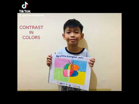 CONTRAST IN COLORS LINES SHAPES IN ART 2 MAPEH FOR GRADE 2 Shorts Contrast Art2 Mapeh2 