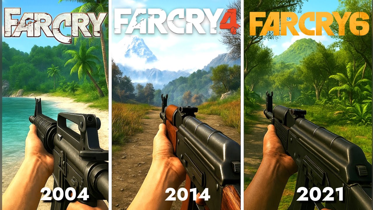 Far Cry 1- 6 -Complete Comparison of the Far Cry Series