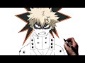 How To Draw Bakugo (Winter Suit) | Step By Step | My Hero Academia