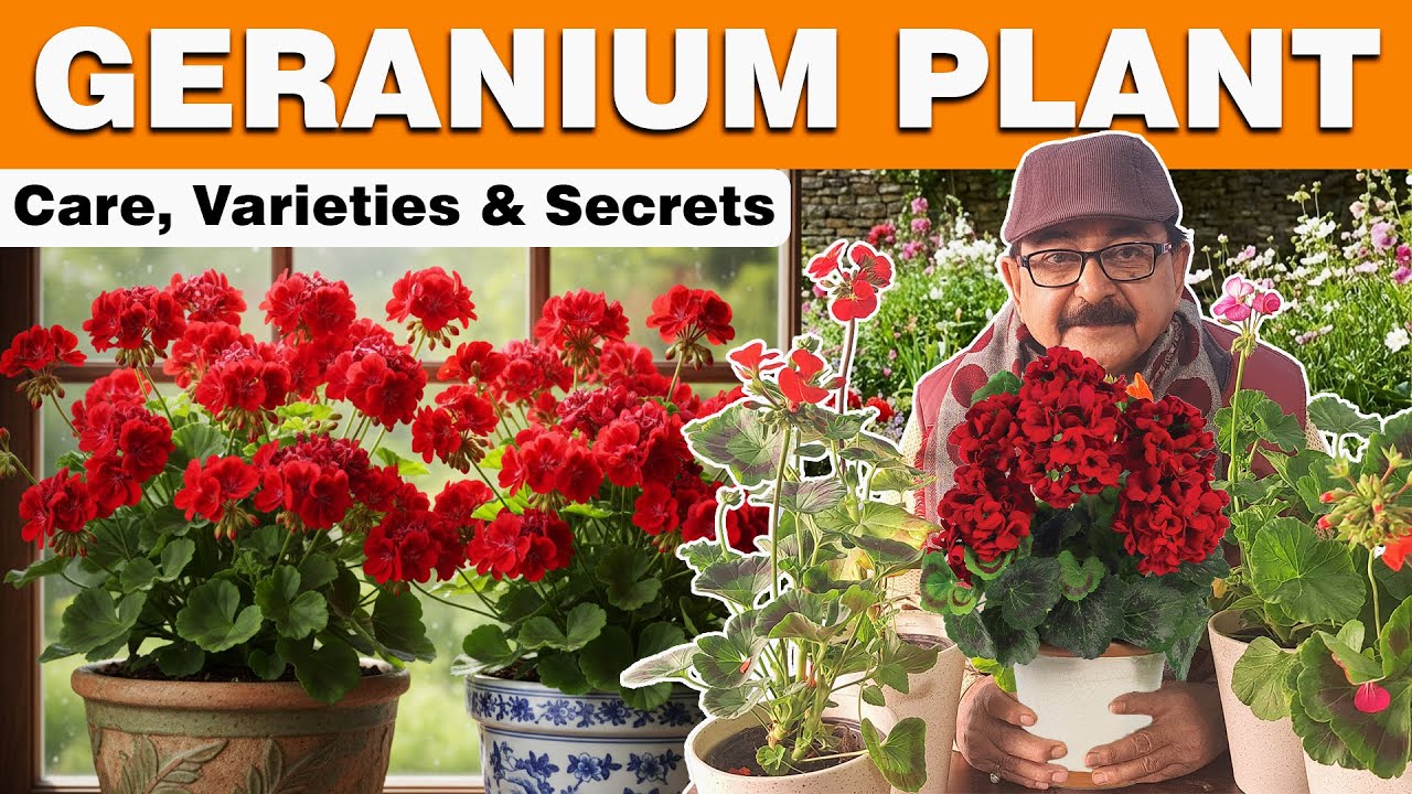 Geranium Plant Care I How to Grow and Care for Geraniums 