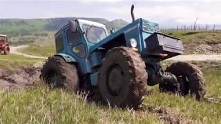 Т-40 засадили в болото,но Трактор все таки смог выбраться оттуда!Т-40 молодец!