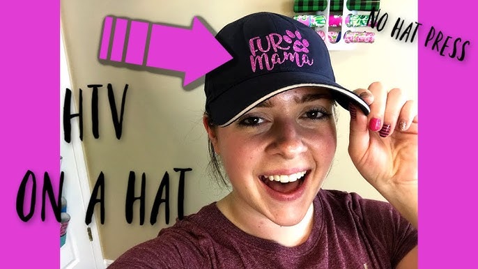 It's a hat kind of day! I ironed on my monogrammed iron-on patch to make  the cutest ball cap for my favor…