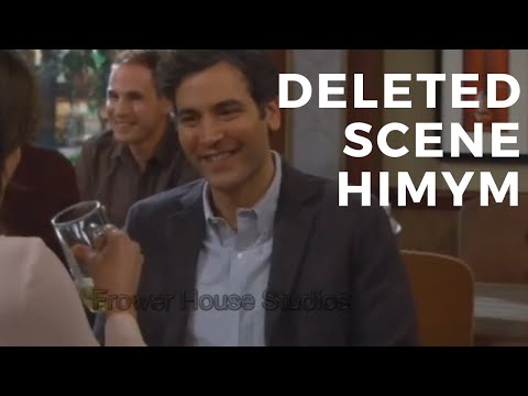 Ted And Robin Deleted Lunch Scene From The Himym Finale.