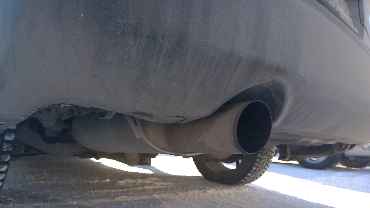 Звук выхлопа футжисуба на атмосфернике субару 2литра ej204 с ...