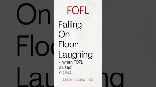 FOFL full form | full form of FOFL #shorts #viral #trending #fullform #fullforms #chat #chatting