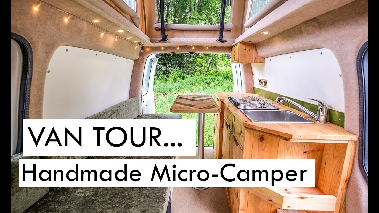VAN TOUR | VW Caddy Maxi Micro Camper | Cosy Handmade Country Cottage ...