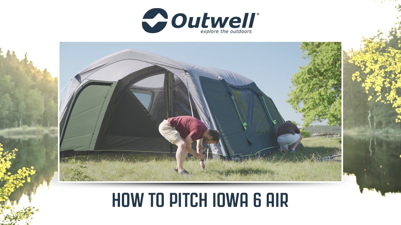 Outwell: How to pitch Iowa 6 Air