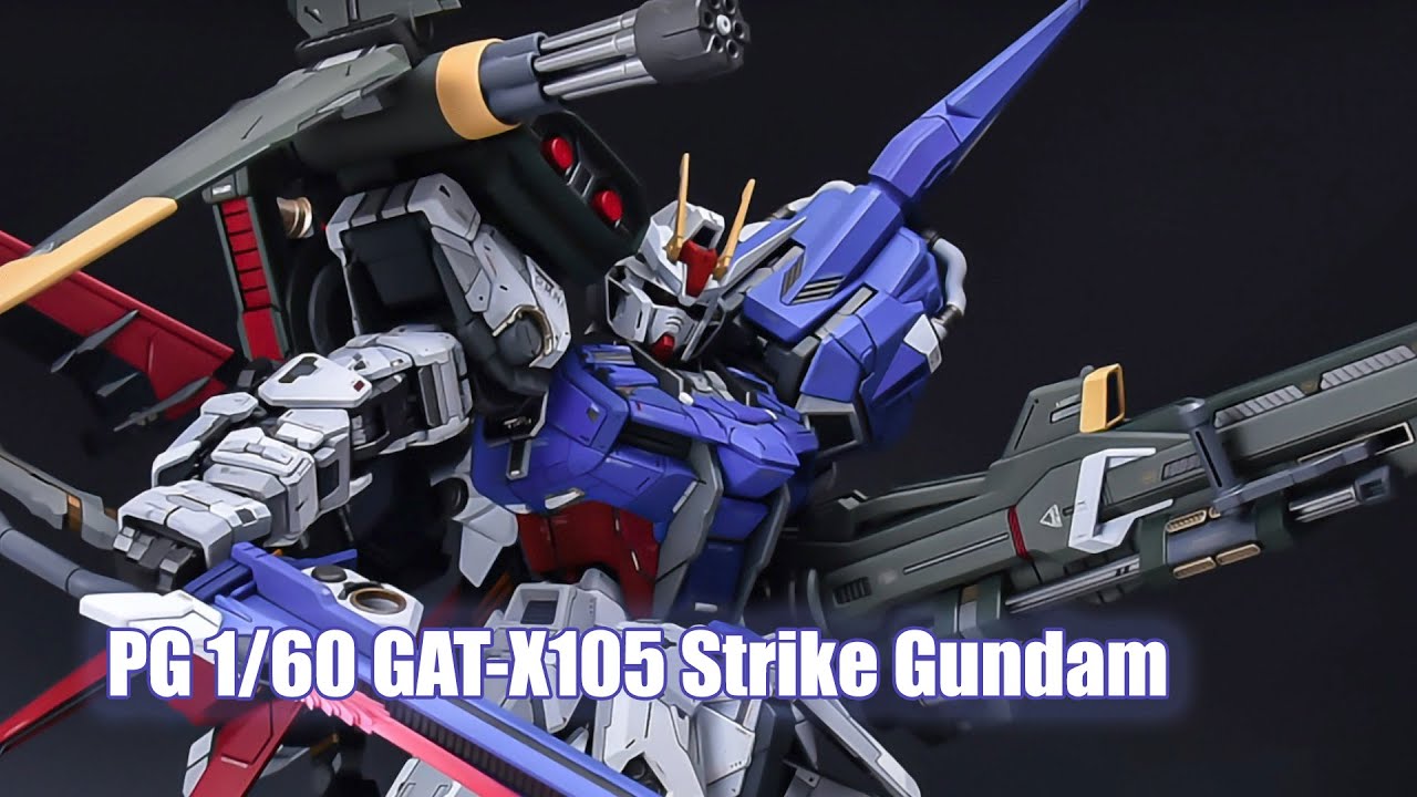PG 1/60 GAT-X105 Strike Gundam Garage Kit - Custom Build - YouTube