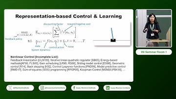 Prof. Na Li | Representation-based Reinforcement Learning and Control for Dynamical Systems