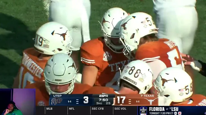 TRF_DHM react to #7 Texas vs UTEP Highlights | Week 3 | College Football Highlights - Texas is Trash