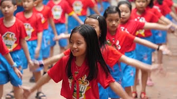 Trường Tiểu Học Đội Cung | Nhảy Flashmob Chiến Binh Xanh Bảo Vệ Môi Trường