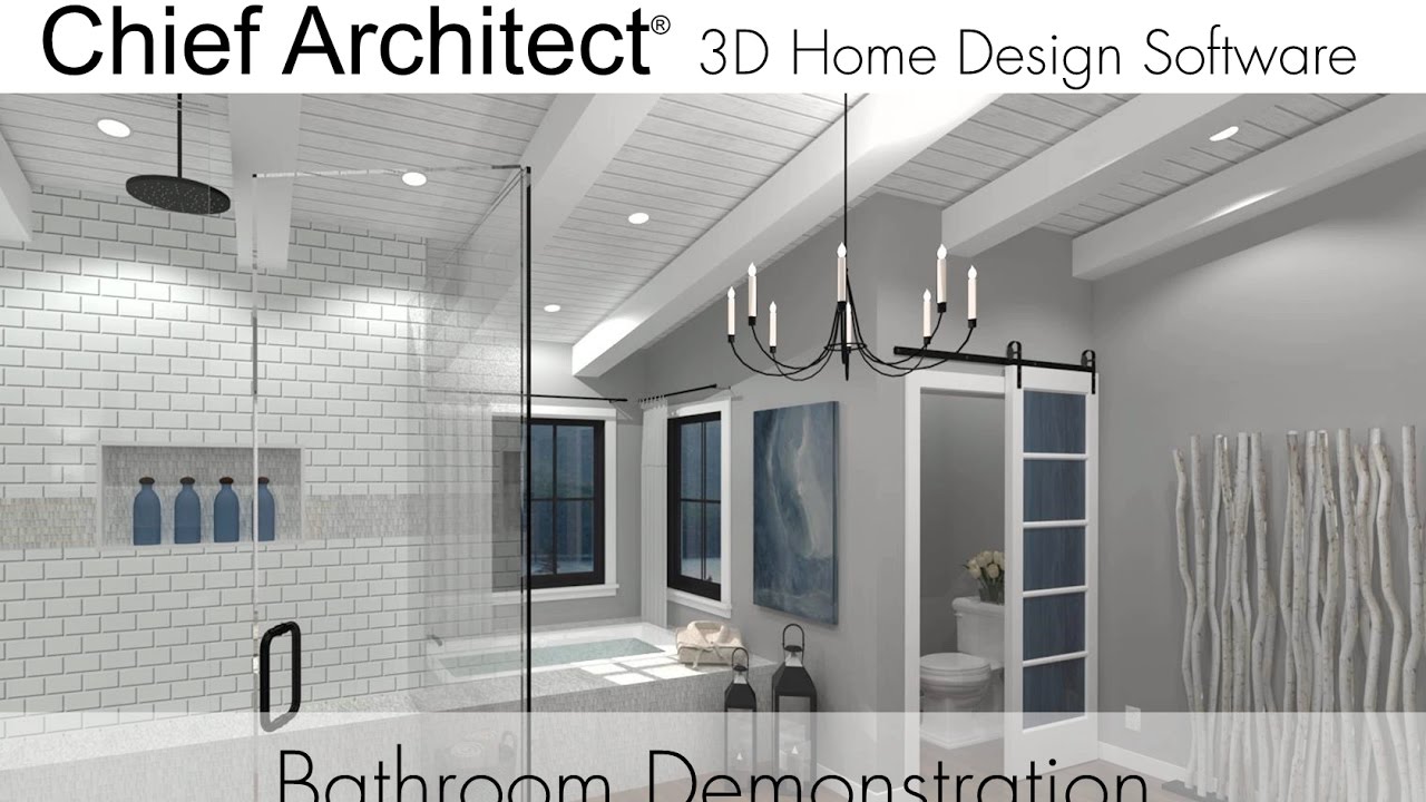 Chief Architect X9 Bathroom Demonstration Youtube