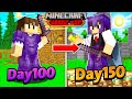 قضيت 150 يوم في ماين كرافت هاردكور