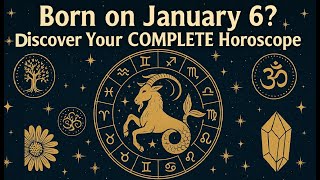 Born on January 6? Discover Your COMPLETE Horoscope: Zodiac, Druids, Vedic, Numerology & More!