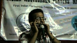Swarup Mitra  Indian Mouthorgan Players Meet 2012 Kolkata