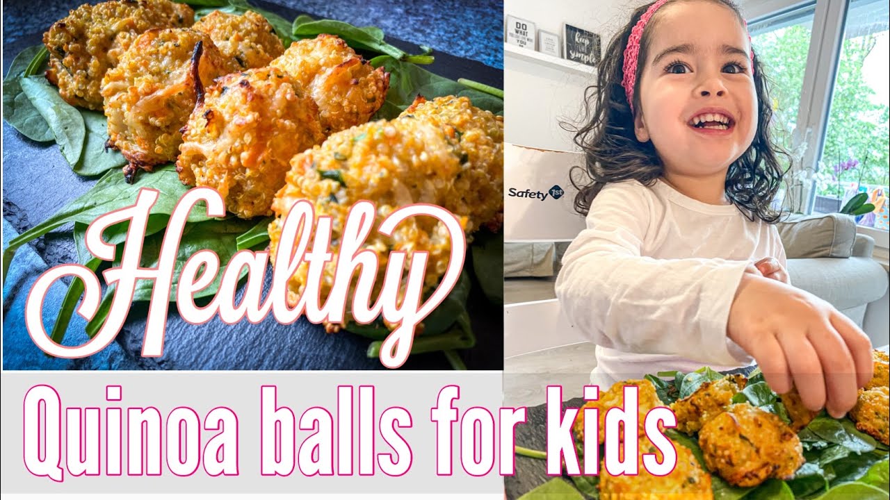 Quinoa Balls for kids healthy easy recipe YouTube