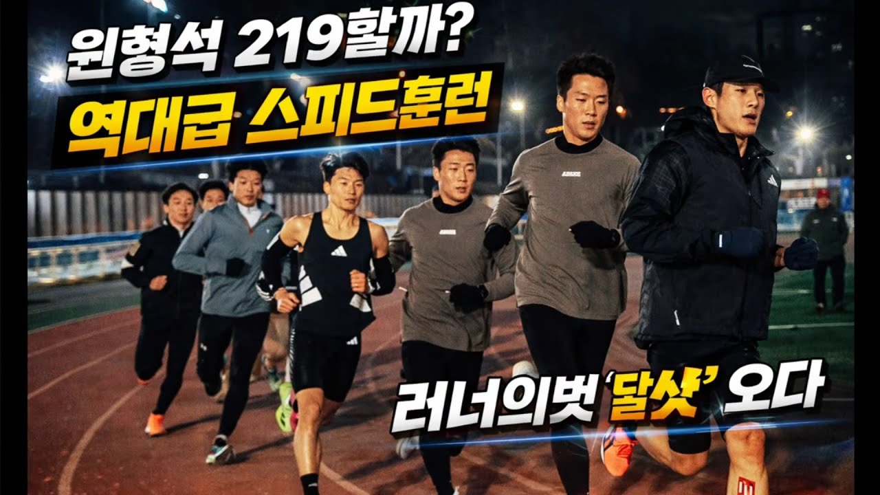 역대급 스피드훈련 원형석 219 가능할까?/러너의 벗 달샷 출시 이벤트