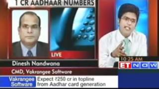 Vakrangee Soft - Completed generating 1cr Aadhaar cards screenshot 3