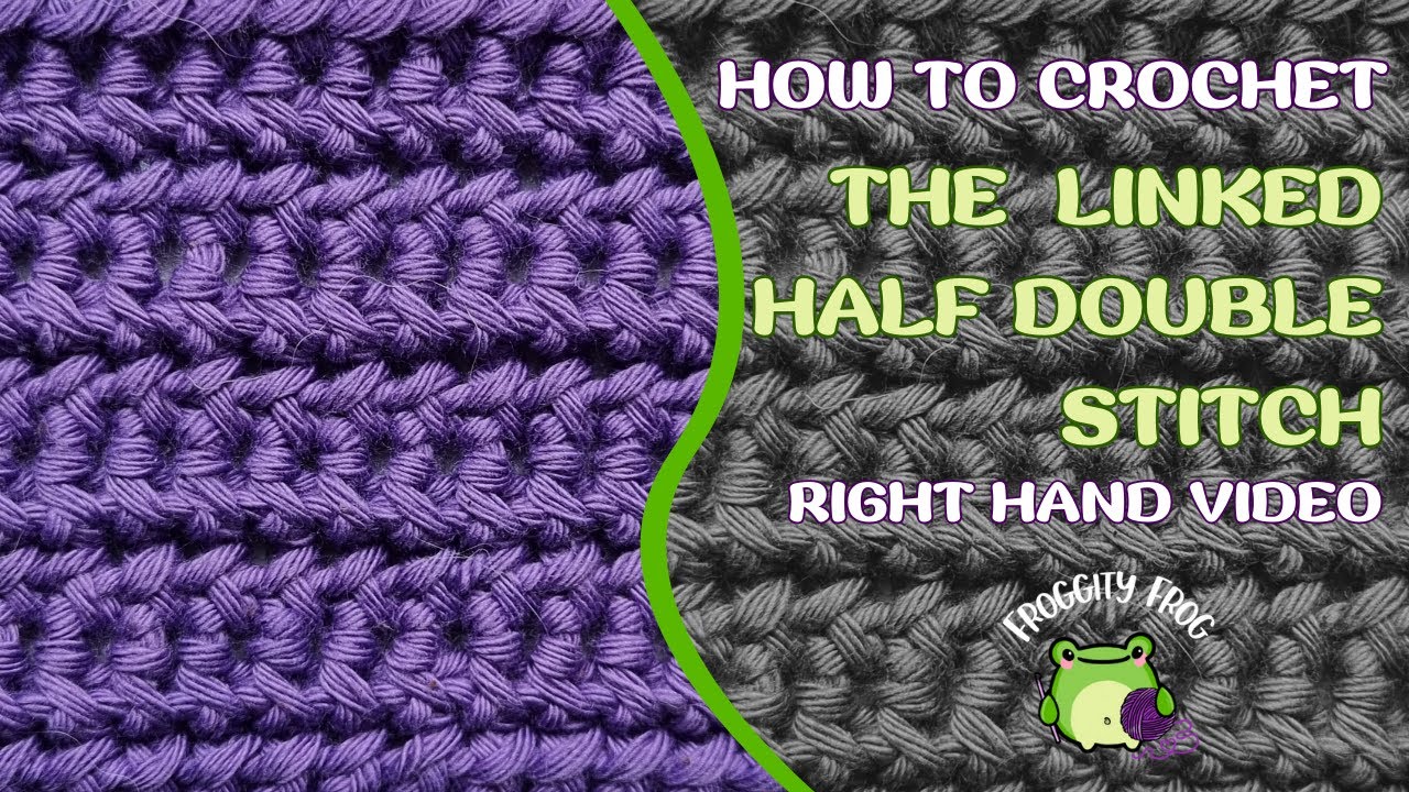Crochet Like A PRO With The Linked Half Double Stitch - Easy Tutorial ...