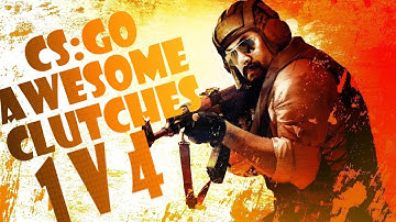 CS:GO - 1v4 AWESOME CLUTCH!!!