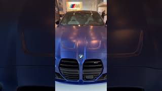 BMW M3 Competition Frozen Portimao Blue color from BMW Individual