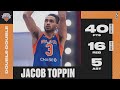 Careerhigh night for jacob toppin who dropped 40 pts  16 reb in westchester win