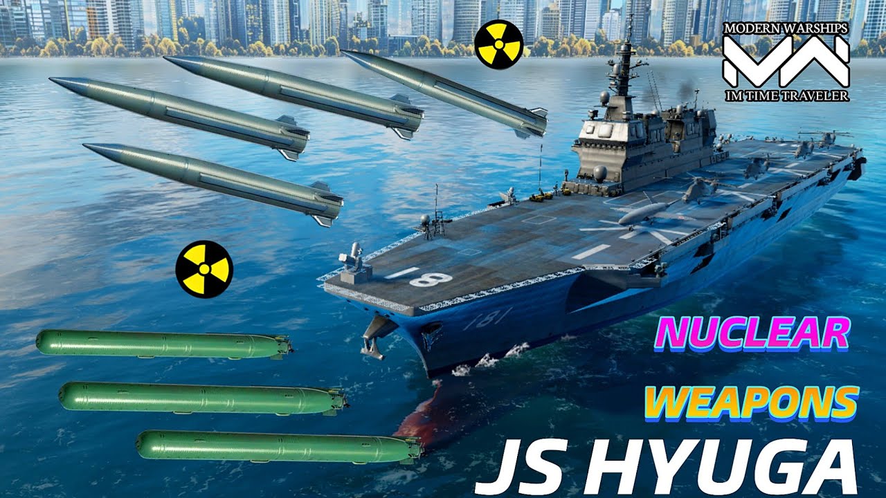 Modern Warships JS Hyuga With Nuclear Weapons ☢️ | Modern Warship