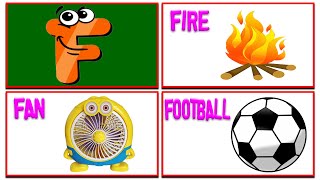 Kids Learning | Learn Letter F | Words From F | ABC Flashcards | Kids A to Z screenshot 4