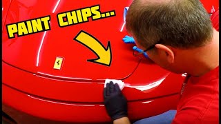 How I FIXED my RUINED FERRARI PAINT for $45. Ferrari Touch Up Paint