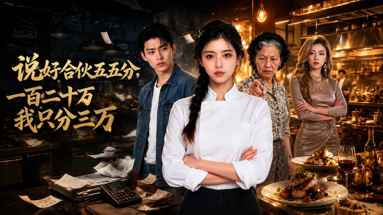 合夥創業被坑：一百二十萬僅分三萬