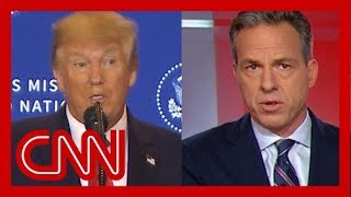Jake Tapper: First, let's note, Trump said a lot of things that aren't true