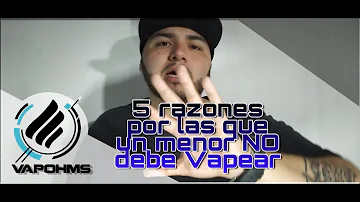 ¿Qué ocurre si un niño de 12 años tiene un vapeador?