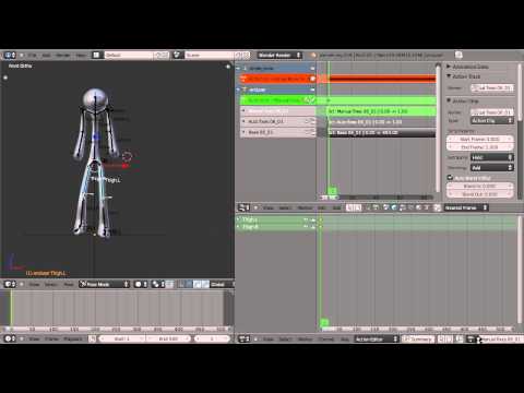 Blender Motion Capture Addon - Tutorial 3 - NLA System and Manual Tweaking