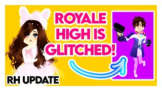 Royale High is Broken!  Sets and Accessories are GLITCHED!  Male Toggles Not Working!