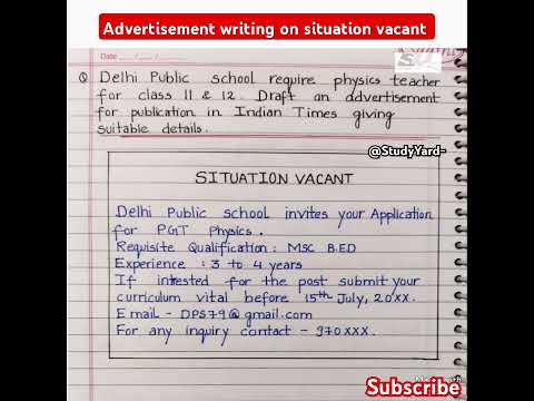 Non Classified Advertisement Examples