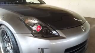 350z LED Ironman Demon Eye DEPO Headlights by zLEDs