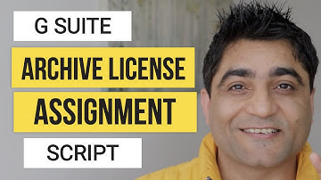 G Suite Archive User License - Automated assignment based on Org Unit membership