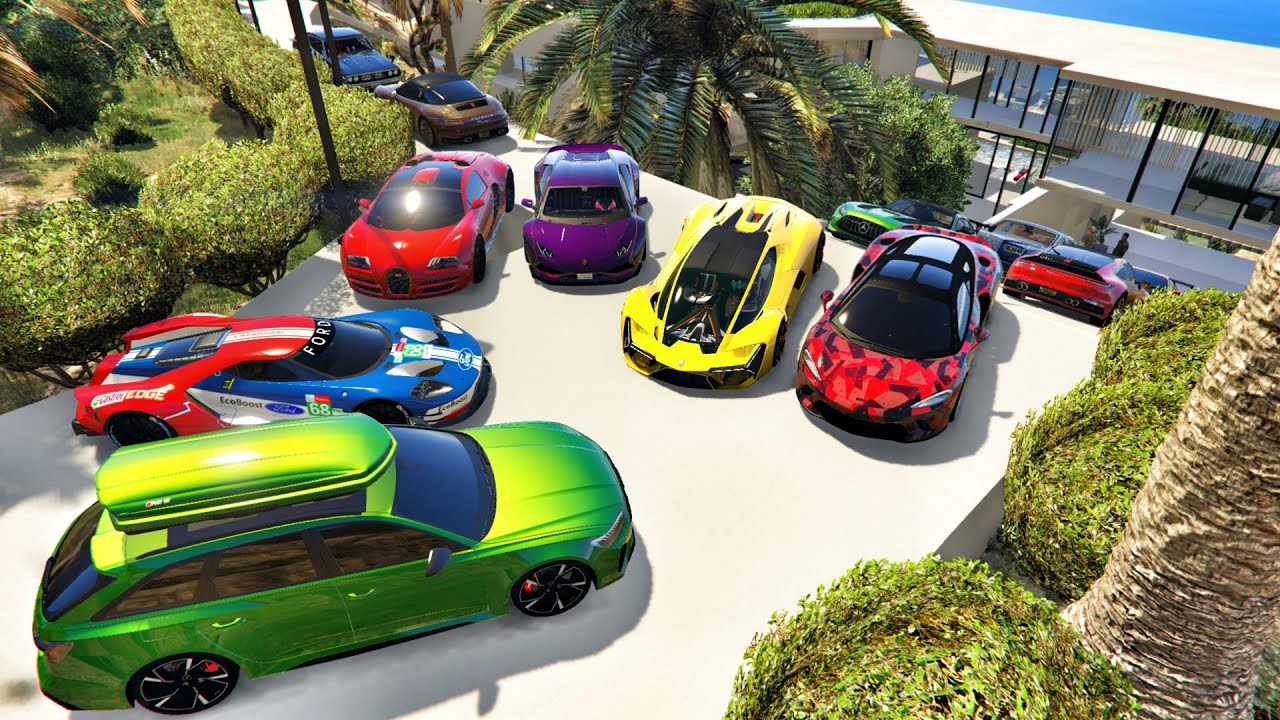 GTA 5-RICH LIFE ROBBING A BIG CAR DEALERSHIP AND NEW MANSION FOR ...