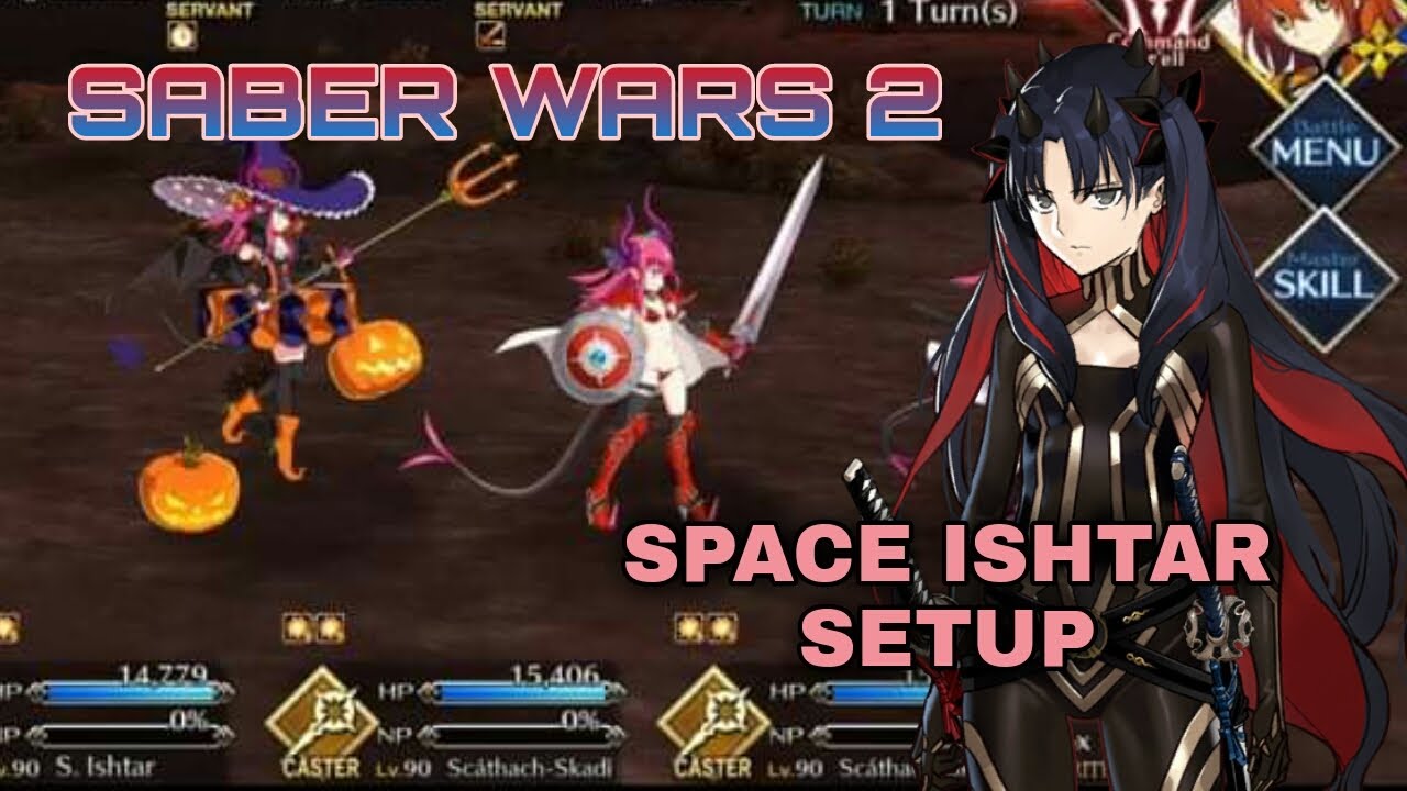[FGO NA] SABER WARS 2: Team Elisabeth Bounty Quest - Space Ishtar Setup