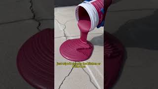 Epoxy Color Sand Floor Paint for Durable Seamless Floors.#seamless #epoxy #clean #floorart #diy
