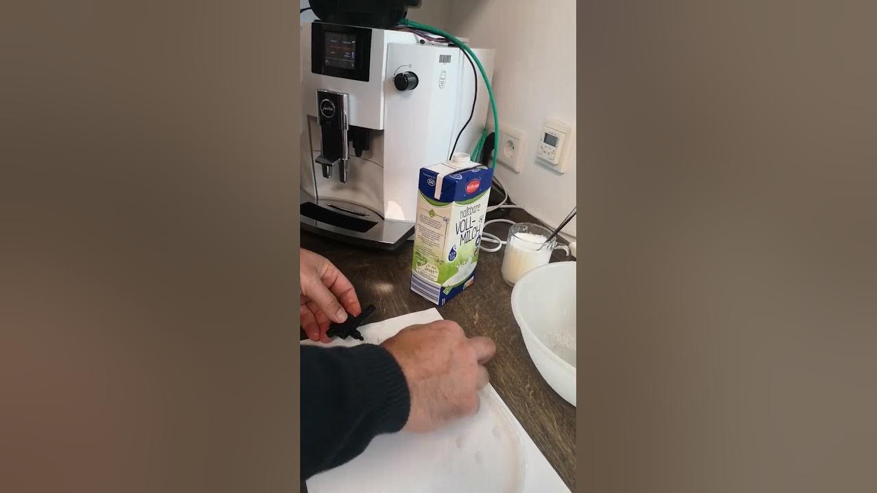 Jura Kaffeemaschine kein Milchschaum Hier die Lösung YouTube
