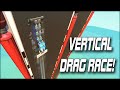 Racing Super Fast Dragsters Straight UP to the Sky Box! (Scrap Mechanic Multiplayer Monday)